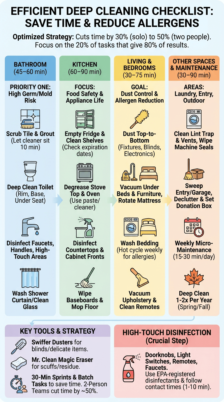 deep cleaning checklist
