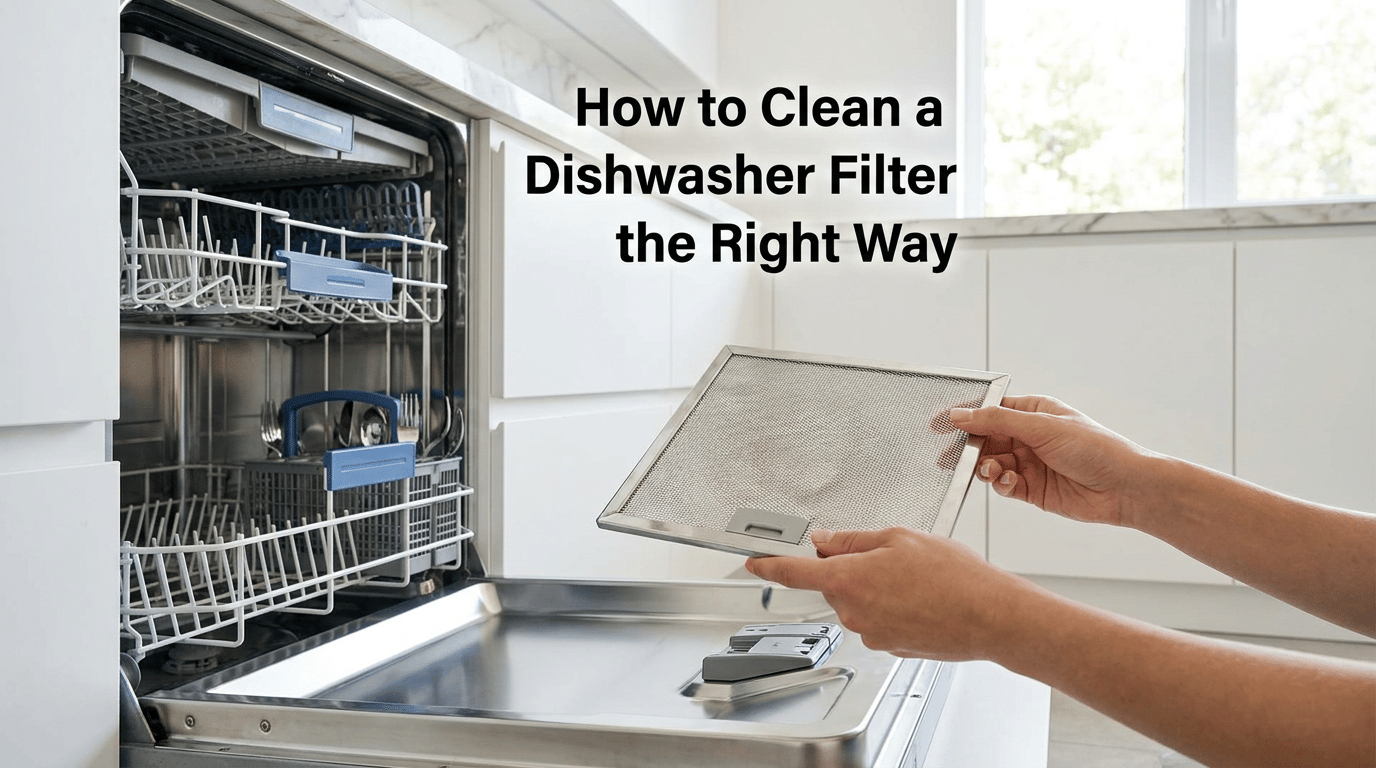 How to Clean a Dishwasher Filter the Right Way featured image