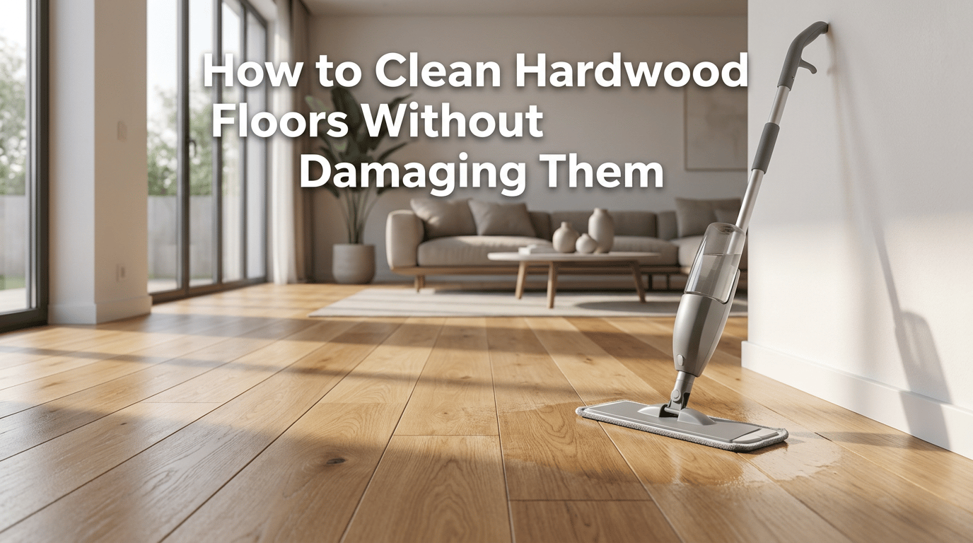 How to Clean Hardwood Floors Without Damaging Them featured image