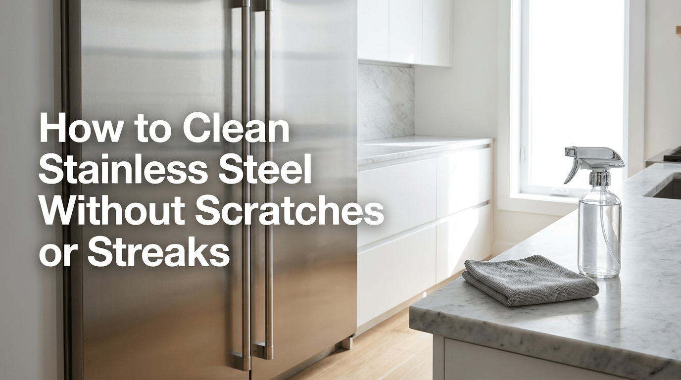How to Clean Stainless Steel Without Scratches or Streaks featured image