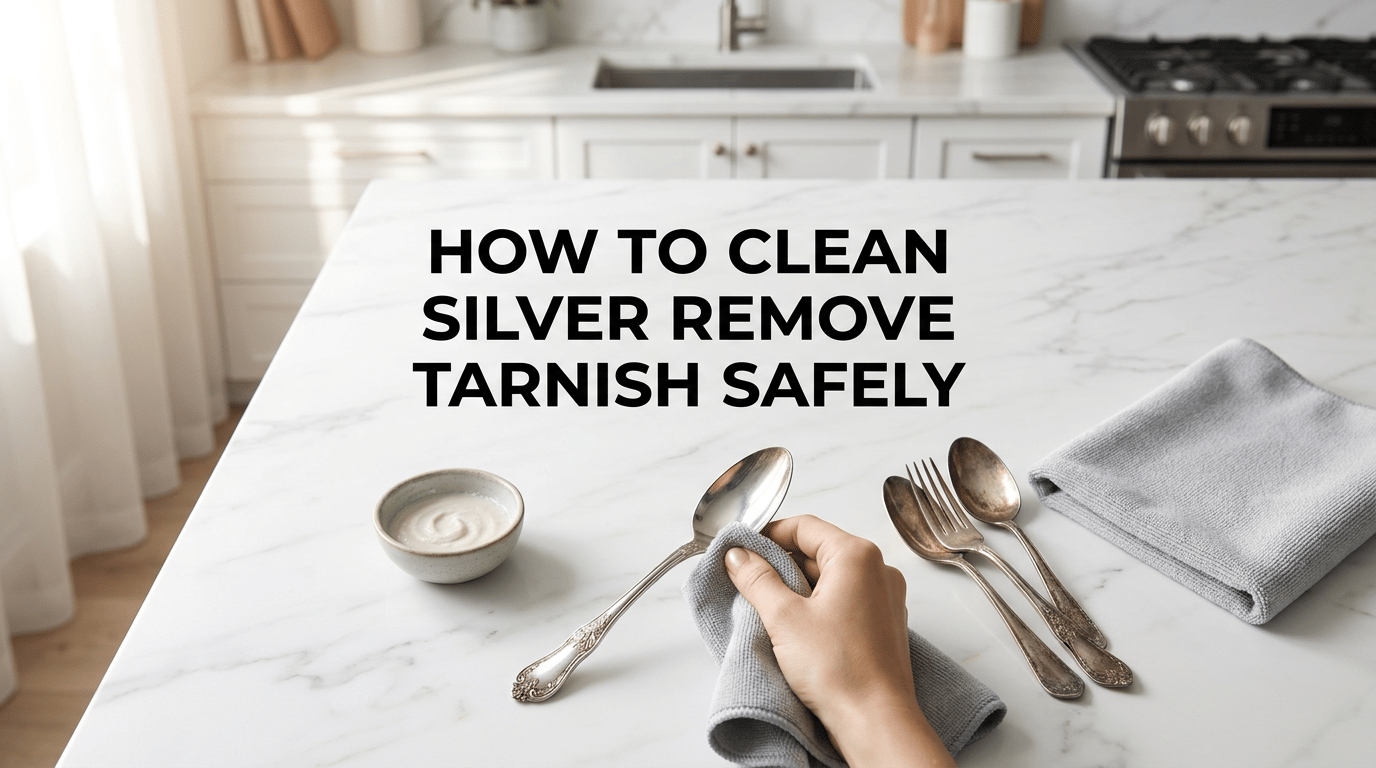 How to Clean Silver and Remove Tarnish Safely featured image
