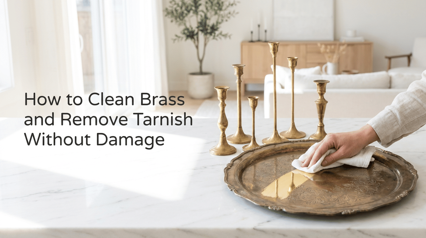 How to Clean Brass and Remove Tarnish Without Damage featured image
