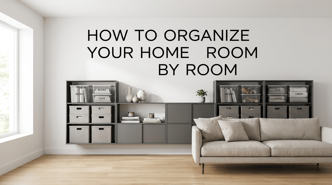 How to Organize Your Home Room by Room featured image