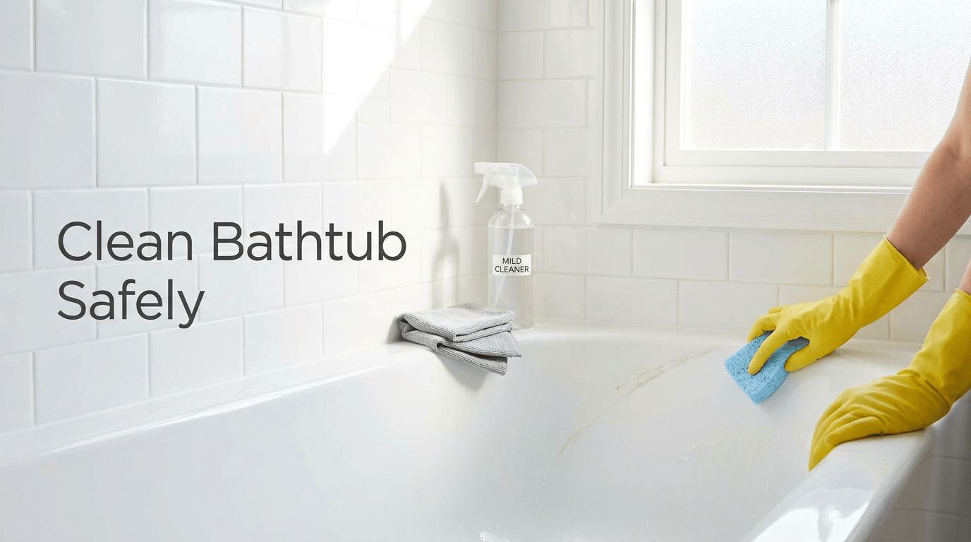 How to Clean a Bathtub featured image