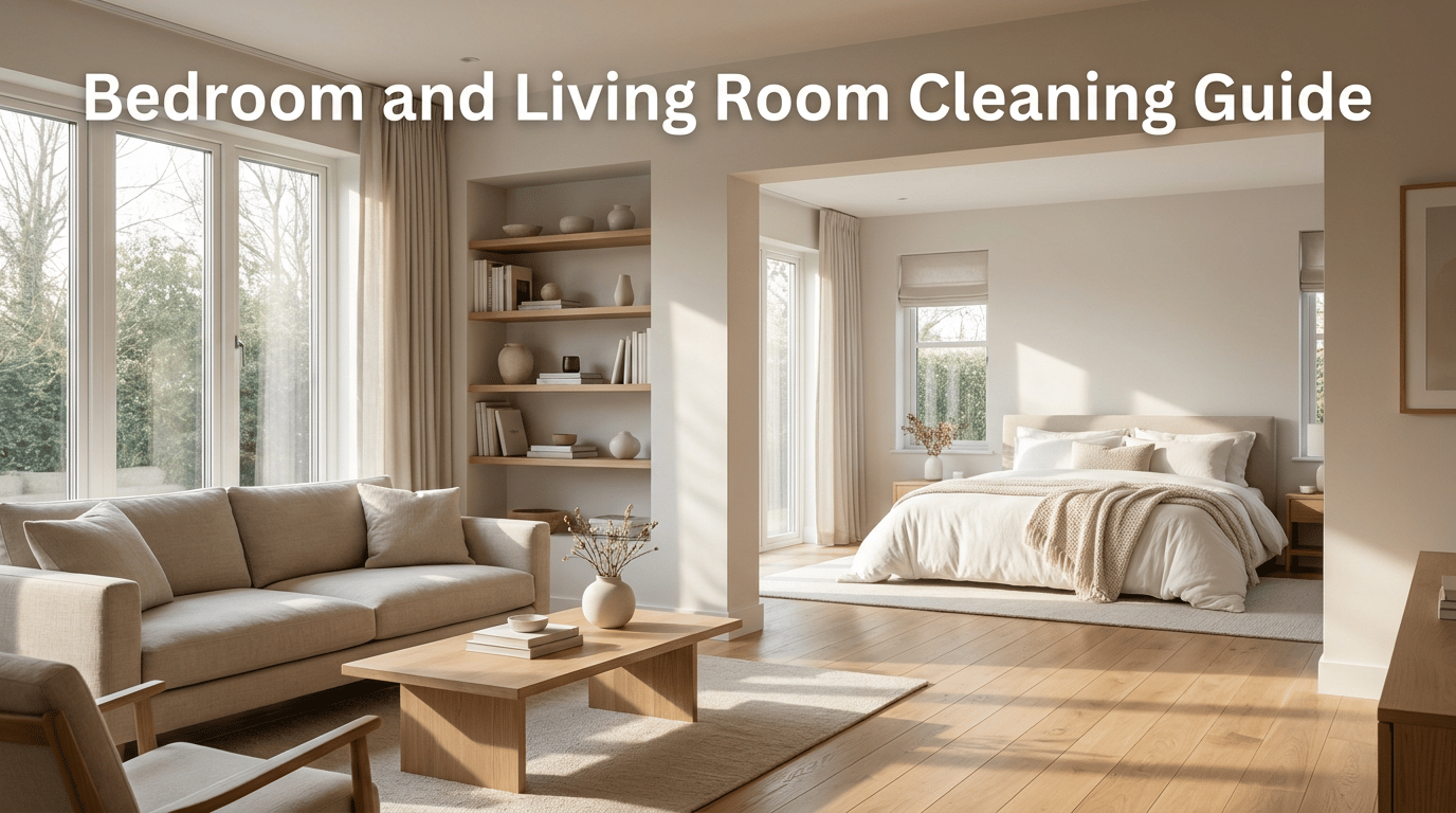 Bedroom and Living Room Cleaning Guide featured image