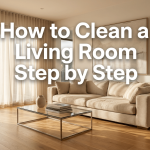 How to Clean a Living Room Step by Step featured image