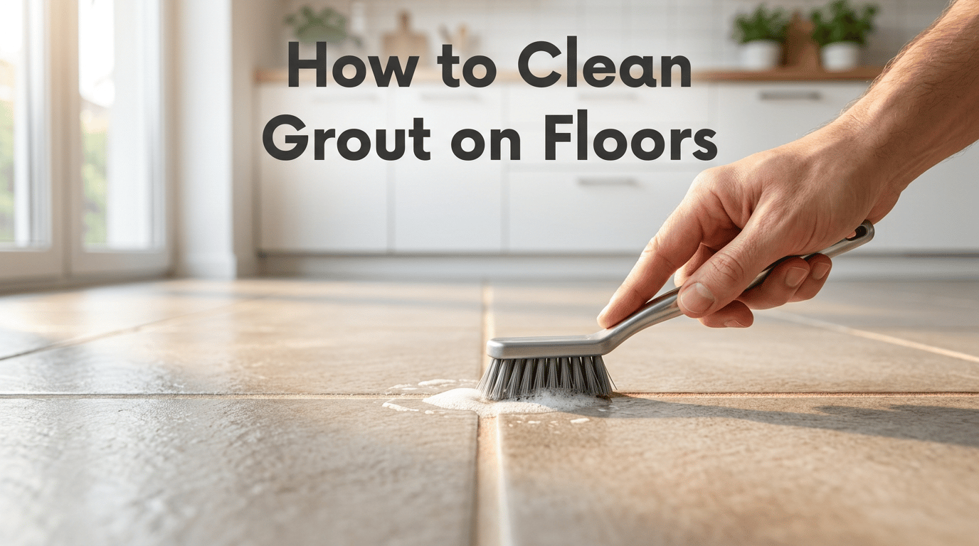 How to Clean Grout on Floors featured image