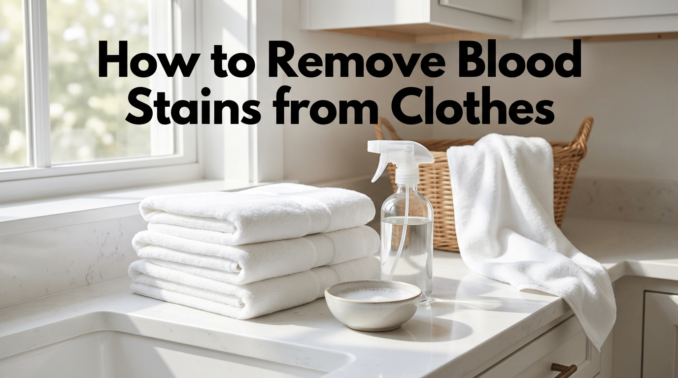 How to Remove Blood Stains from Clothes featured image