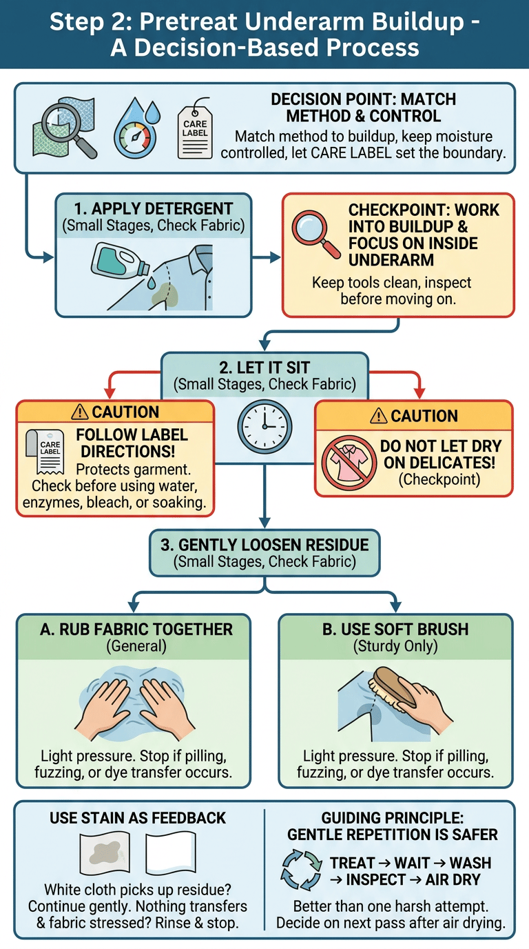 How to Remove Deodorant Stains from Shirts infographic