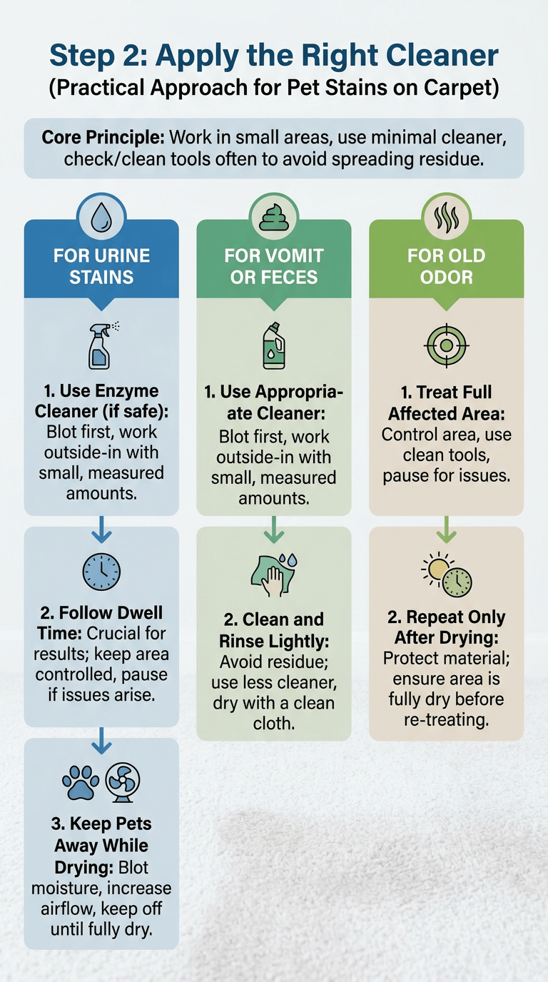 How to Remove Pet Stains from Carpet infographic