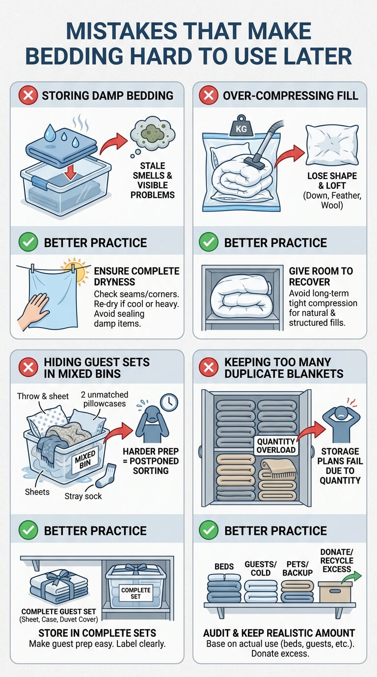 Mistakes That Make Bedding Hard to Use Later
