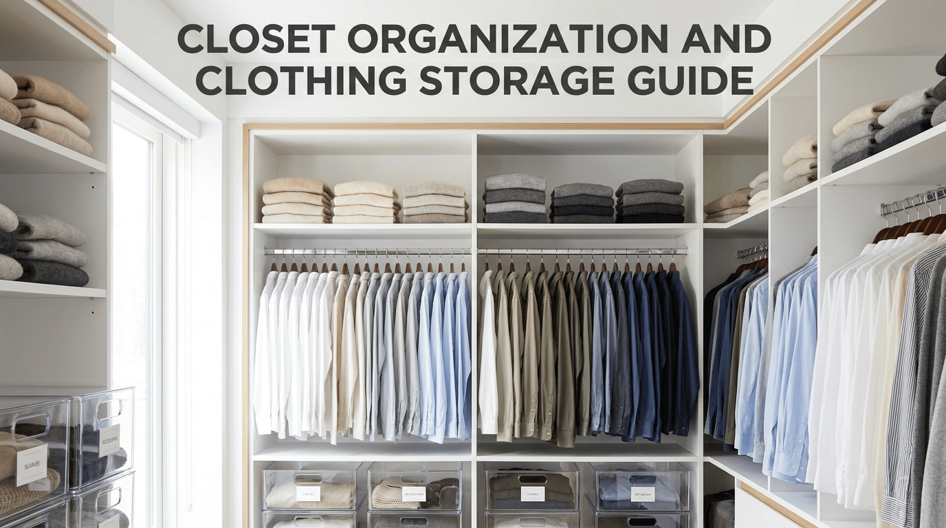 Closet Organization and Clothing Storage Guide featured image