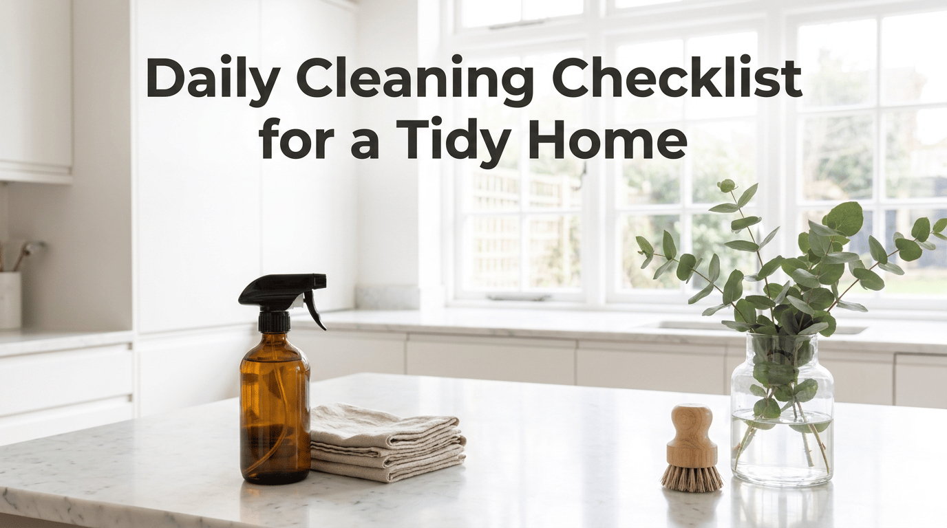 Daily Cleaning Checklist for a Tidy Home featured image