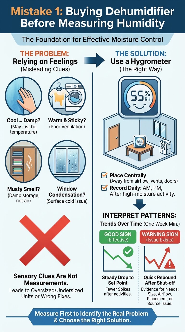 Mistake 1: Buying Before You Measure Humidity