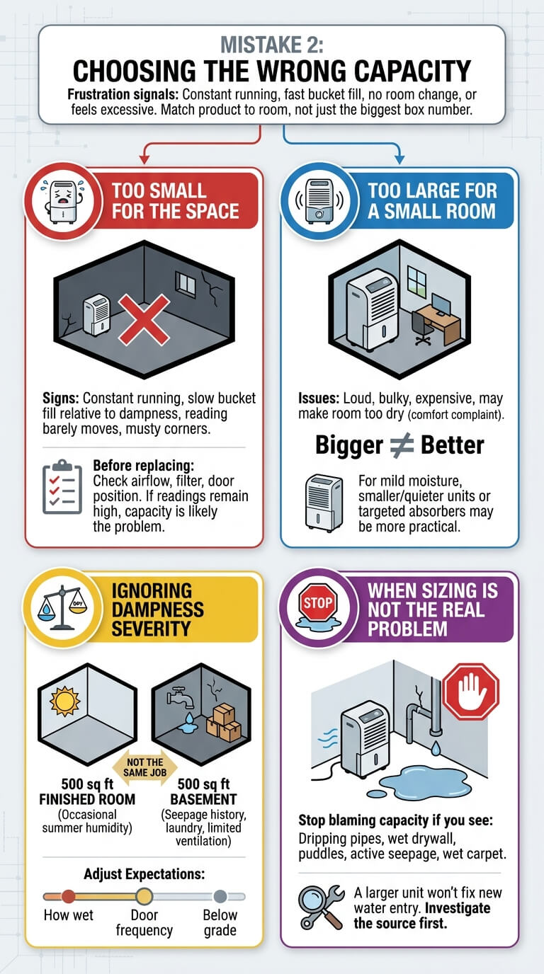 Mistake 2: Choosing the Wrong Capacity