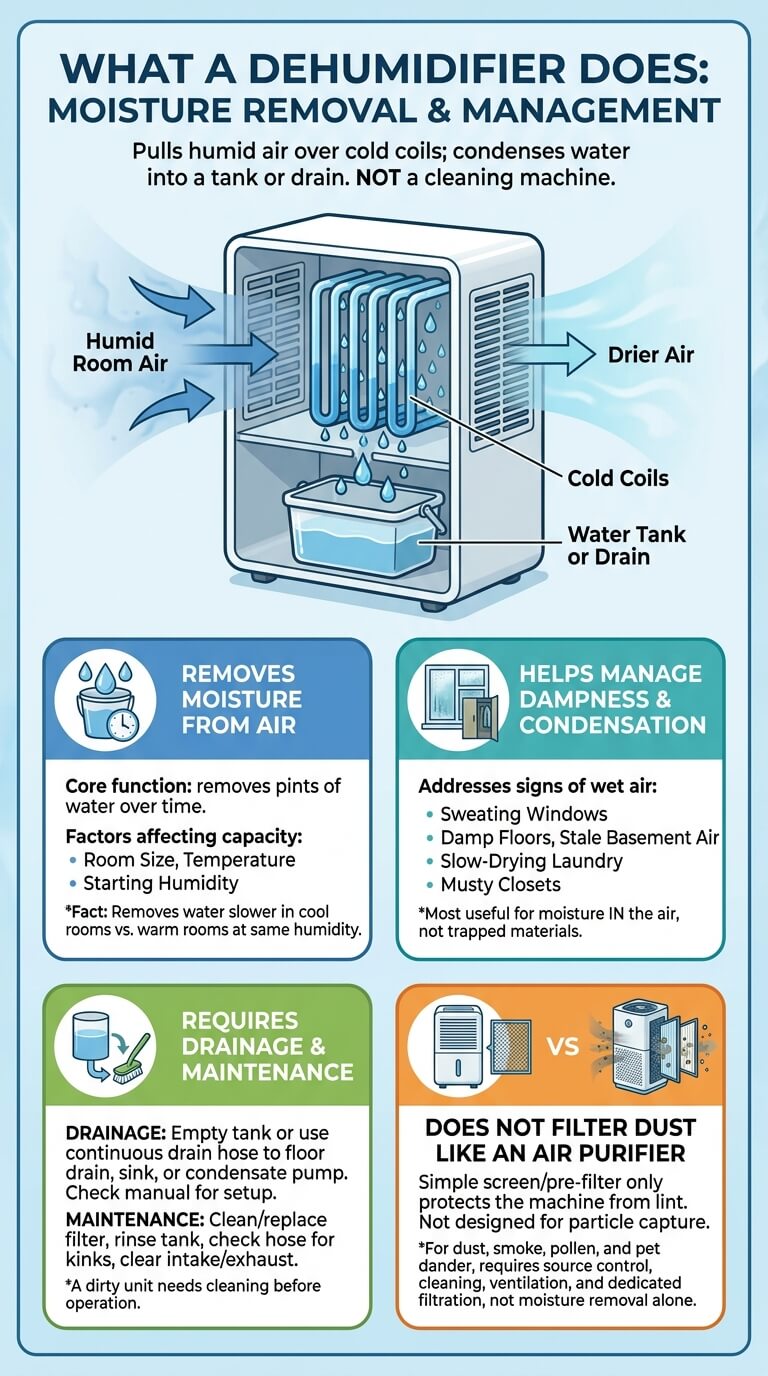 What a Dehumidifier Does