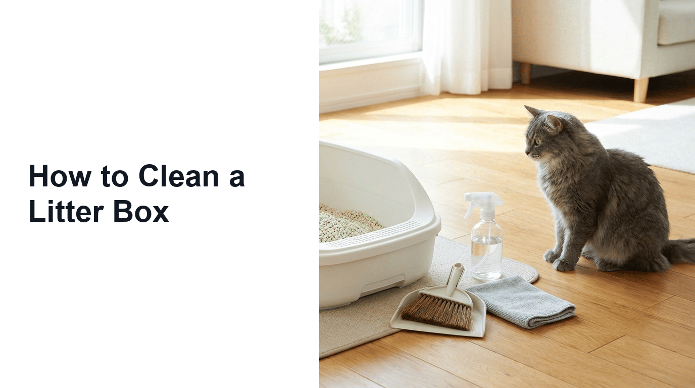 How to Clean a Litter Box featured image