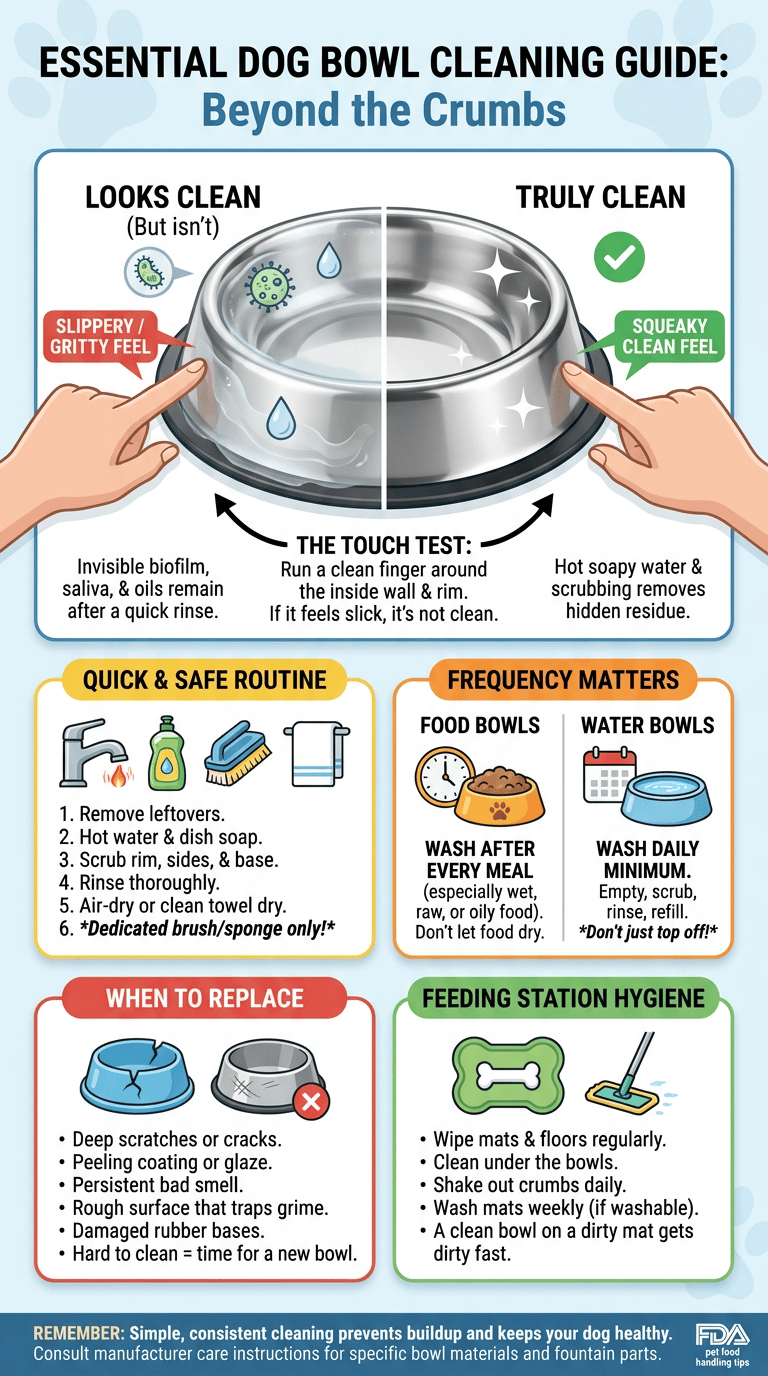 How to Clean Dog Bowls infographic full article