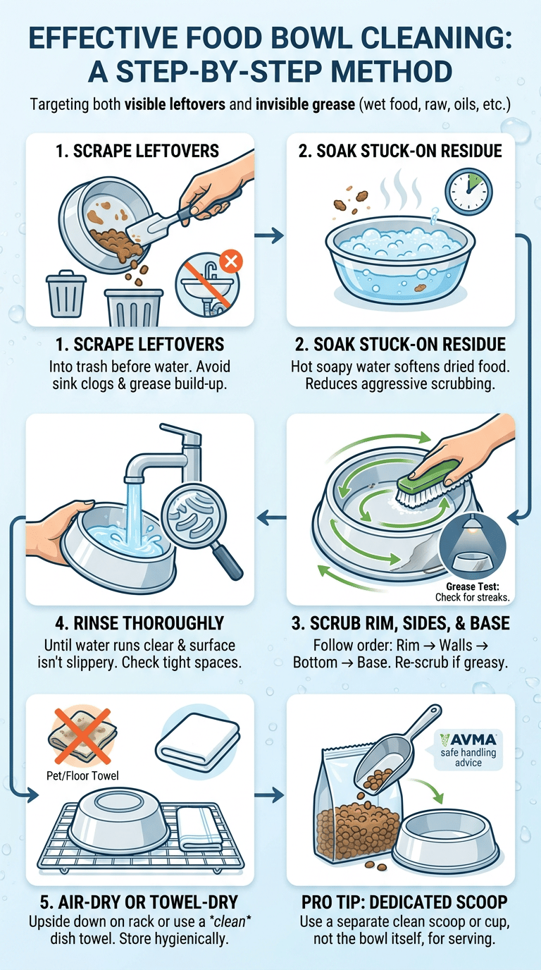 How to Clean Dog Bowls infographic section 1