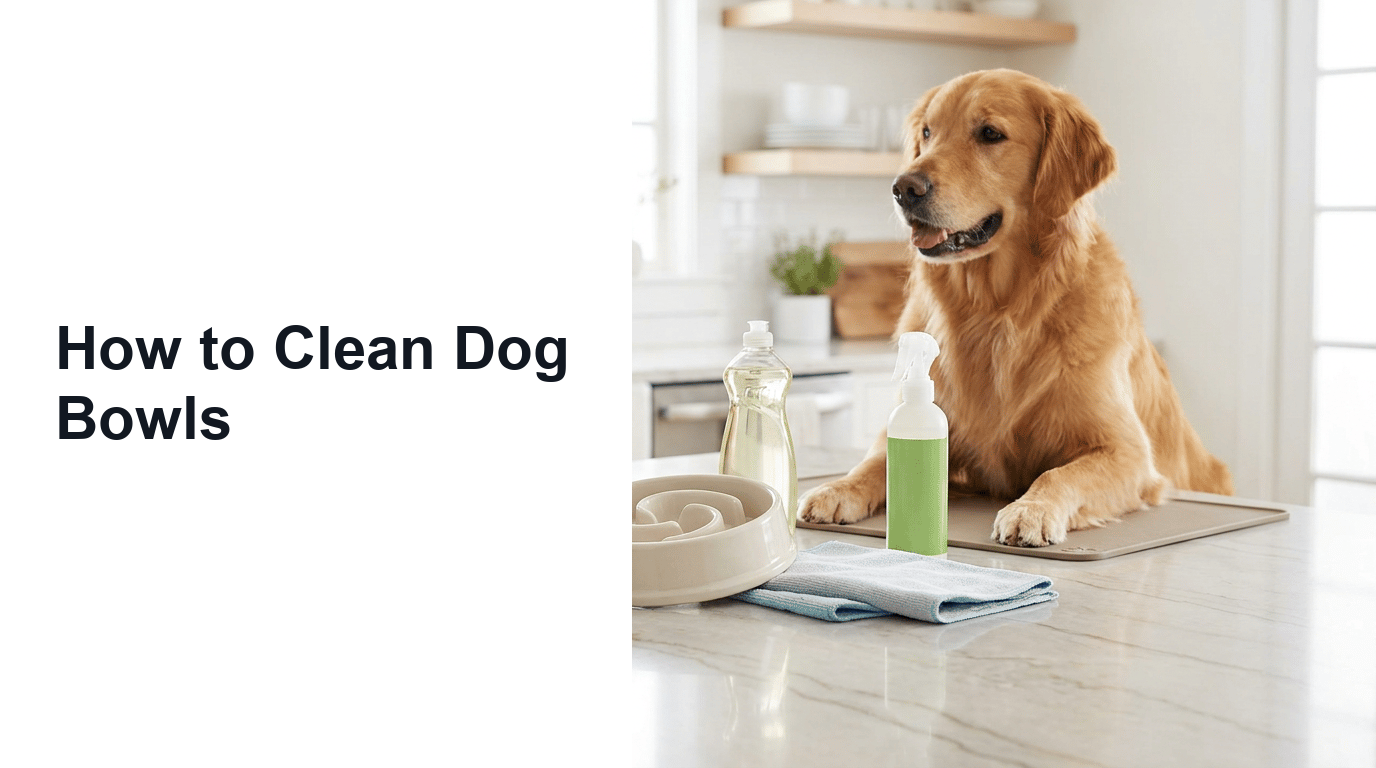 How to Clean Dog Bowls featured image