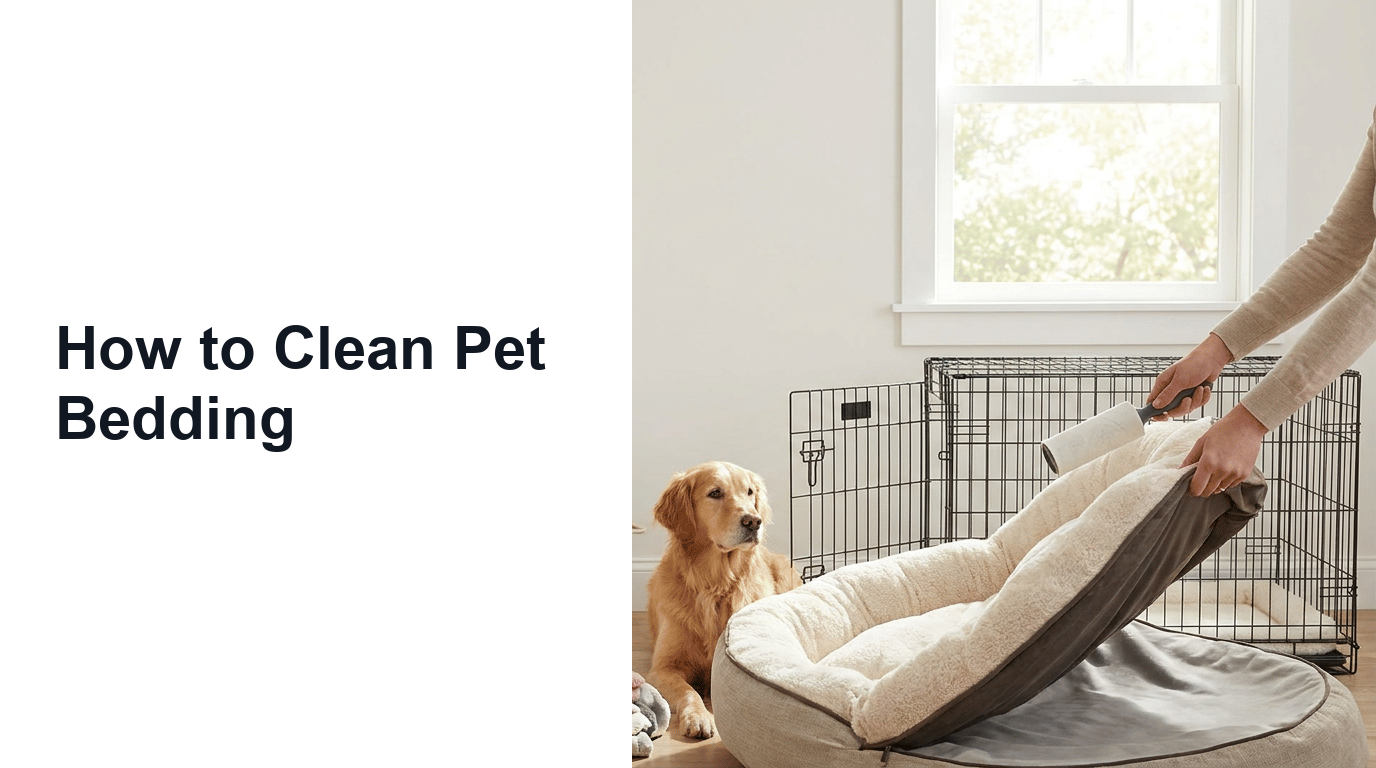 How to Clean Pet Bedding featured image