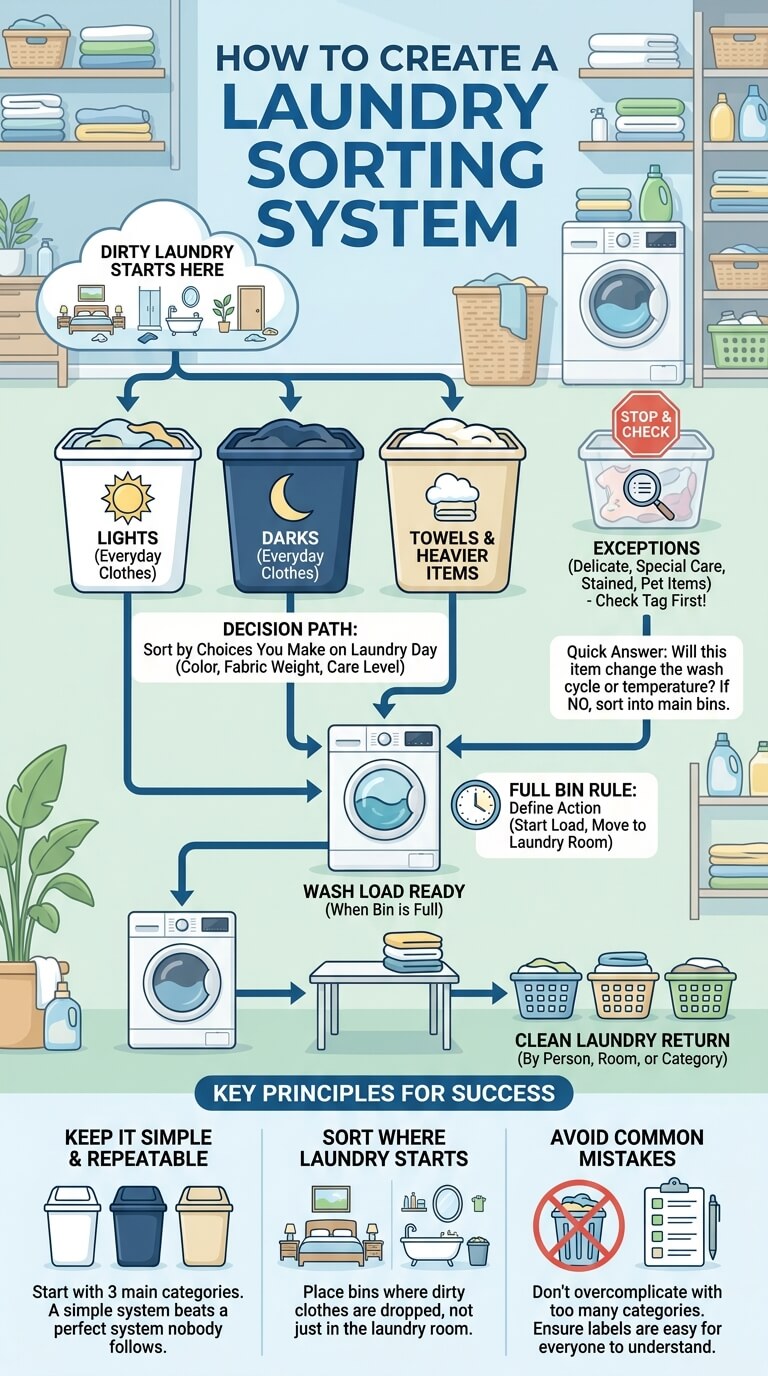 How to Create a Laundry Sorting System