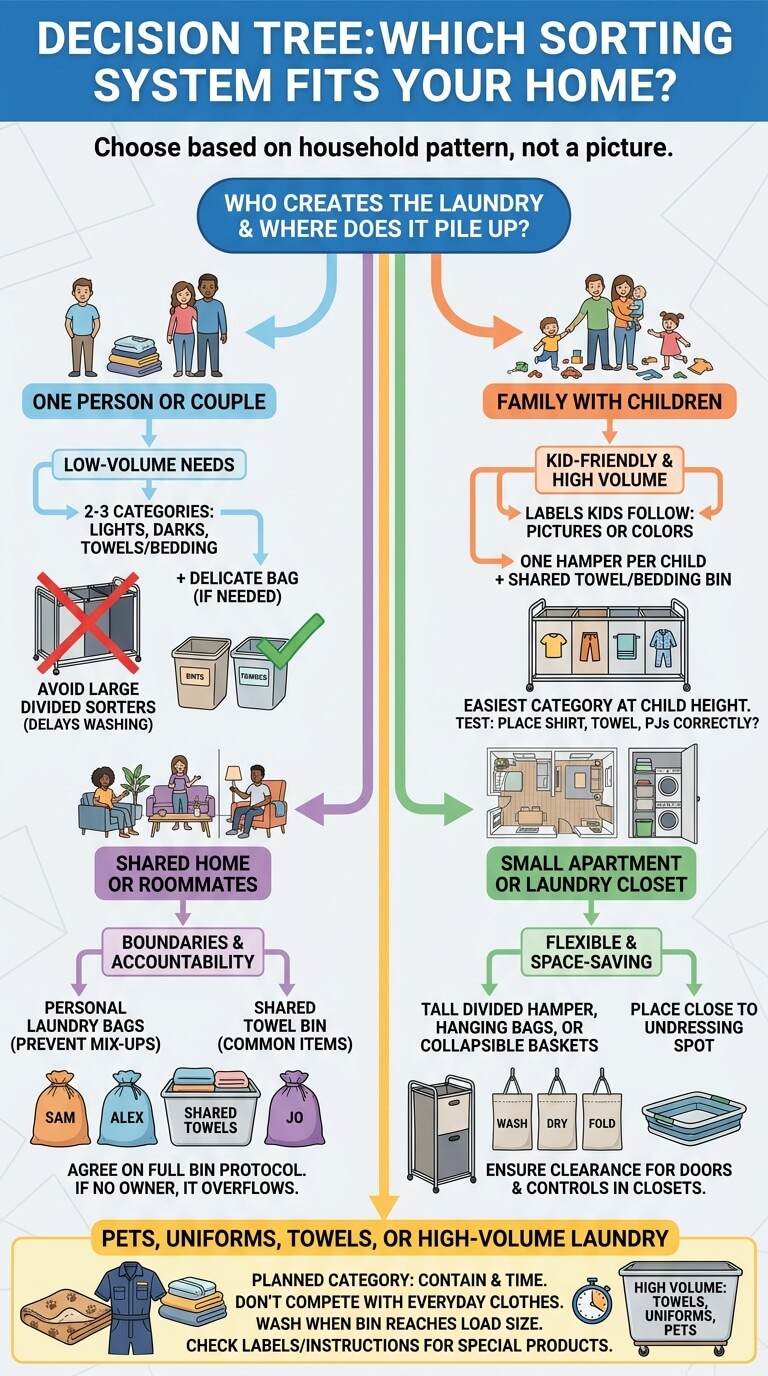 Decision Tree: Which Sorting System Fits Your Home