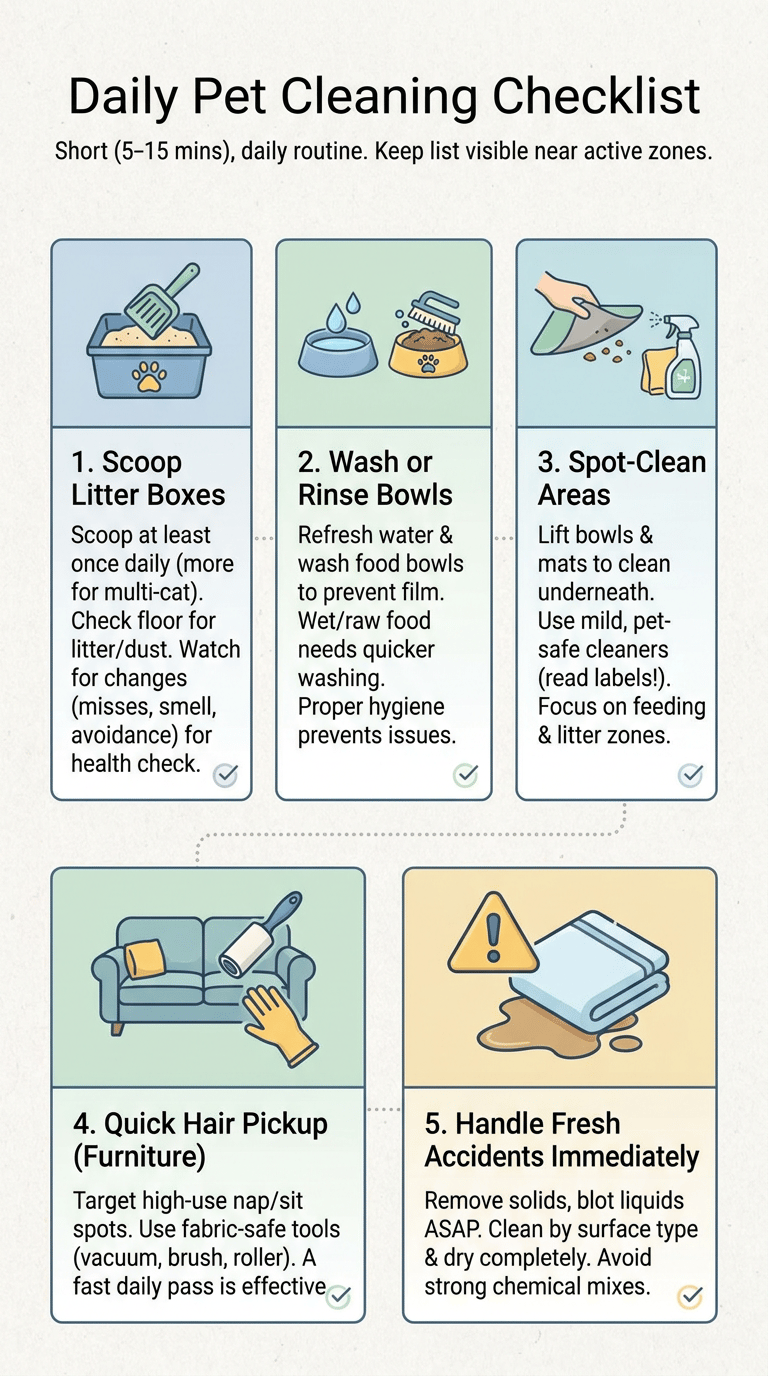 How to Keep a House Clean with Pets infographic section 1