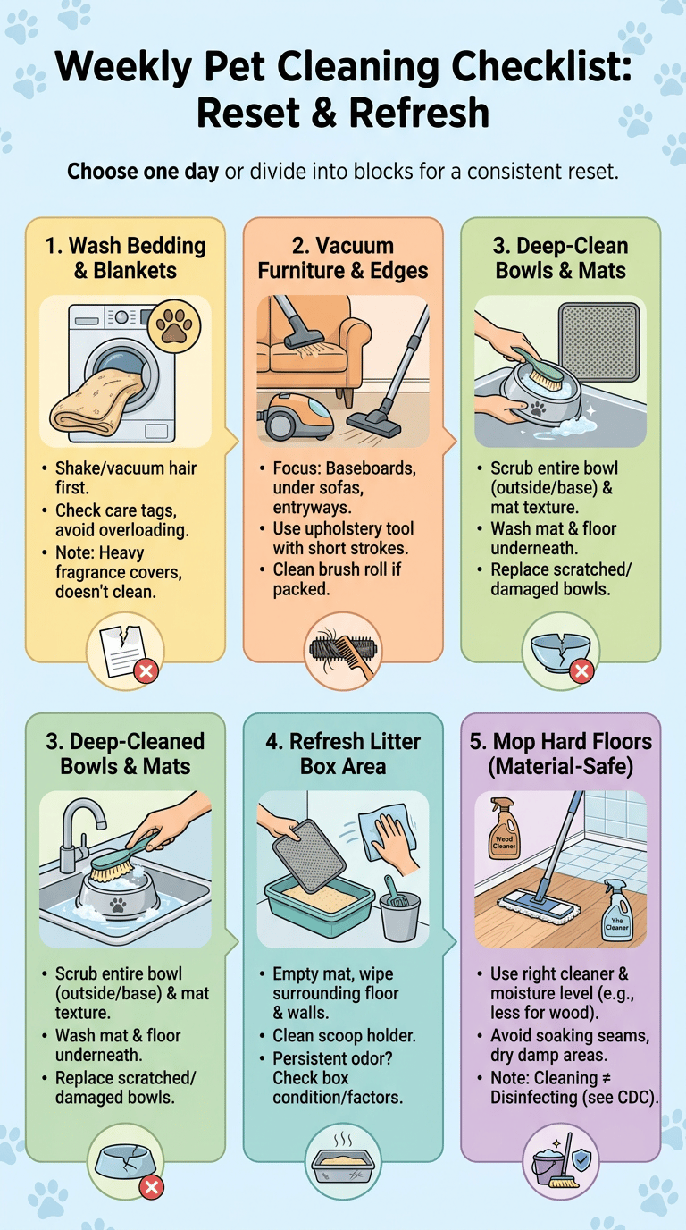 How to Keep a House Clean with Pets infographic section 2