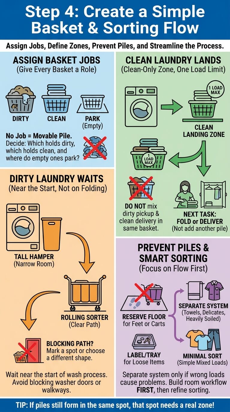 Create a Simple Basket and Sorting Flow