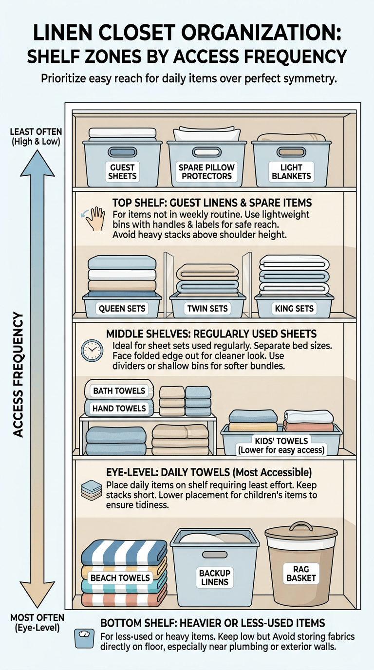 How to Organize a Linen Closet infographic section 2