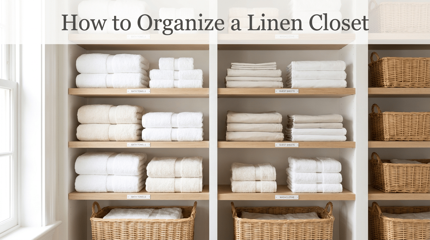 How to Organize a Linen Closet featured image