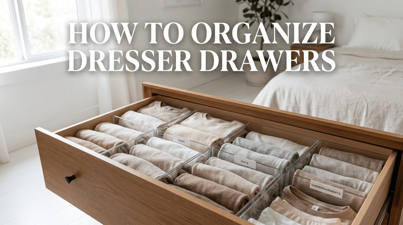 How to Organize Dresser Drawers
