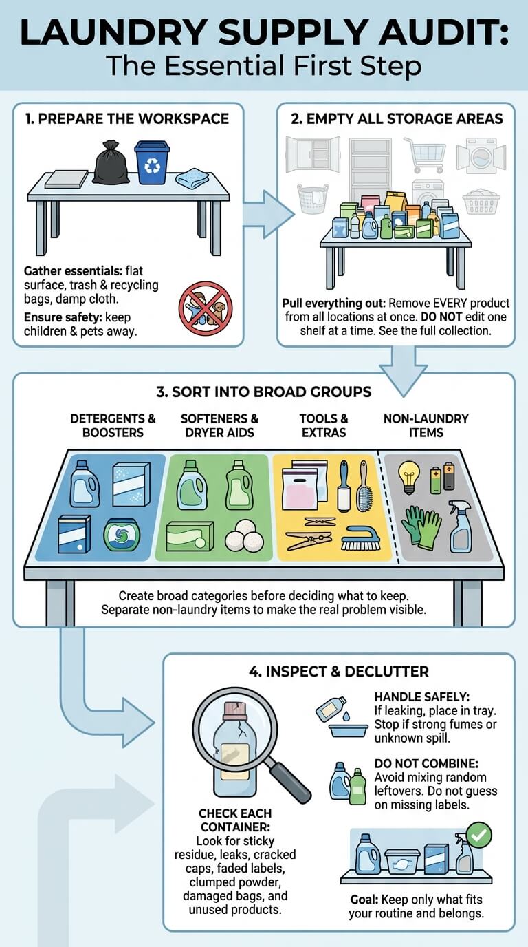 Start With a Laundry Supply Audit