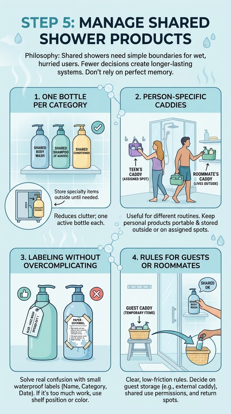 Manage Shared Shower Products