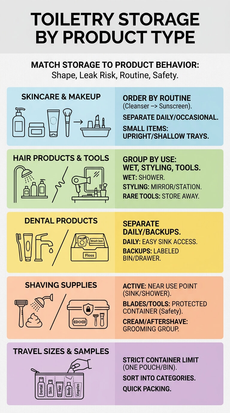 Toiletry Storage by Product Type