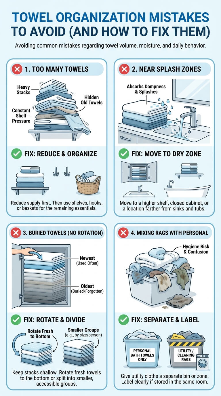 Towel Organization Mistakes to Avoid