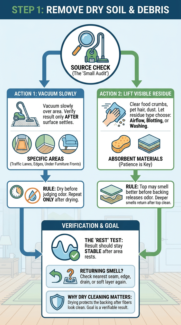 How to Remove Odors from Carpet infographic section 1