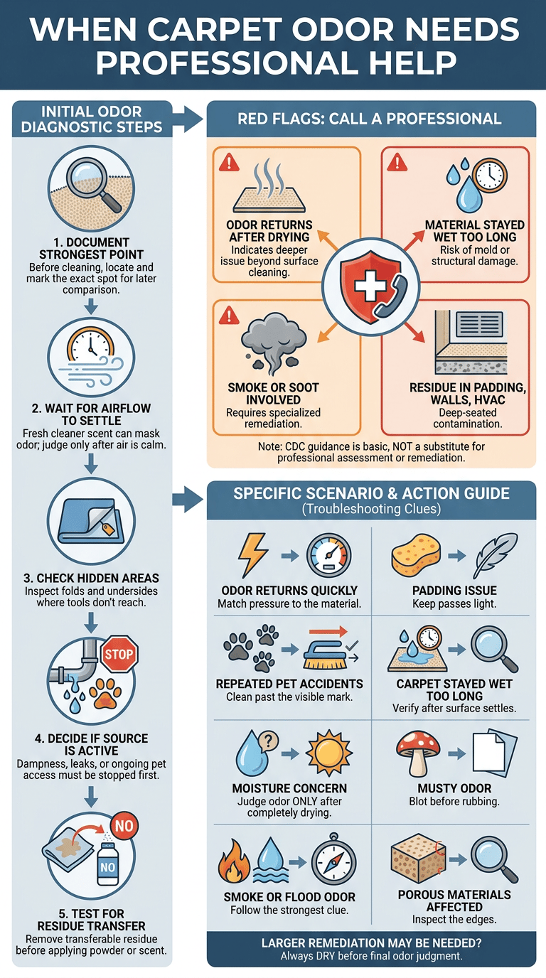 How to Remove Odors from Carpet infographic section 2