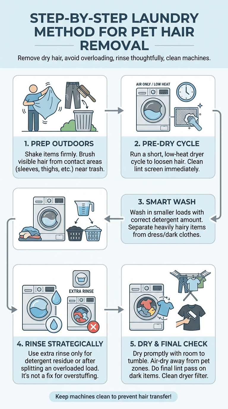 How to Remove Pet Hair from Clothes infographic section 2