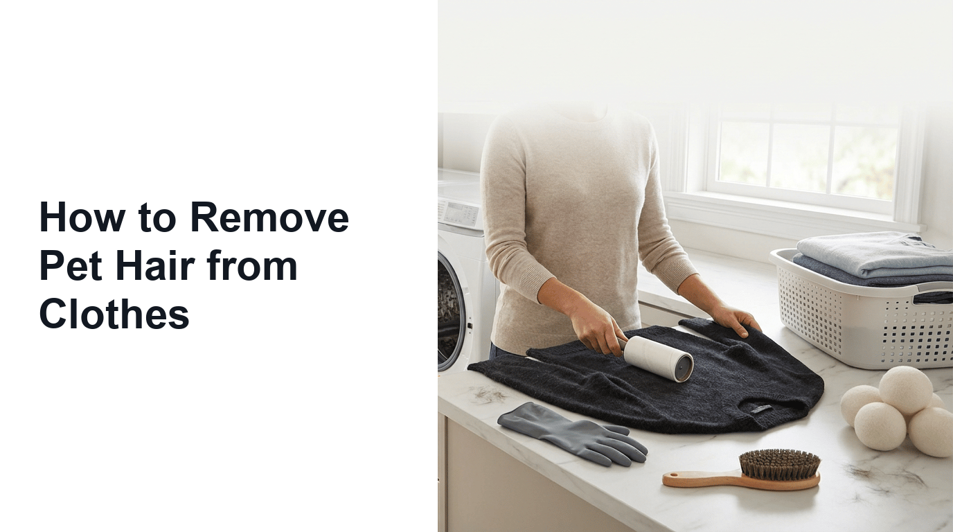 How to Remove Pet Hair from Clothes featured image