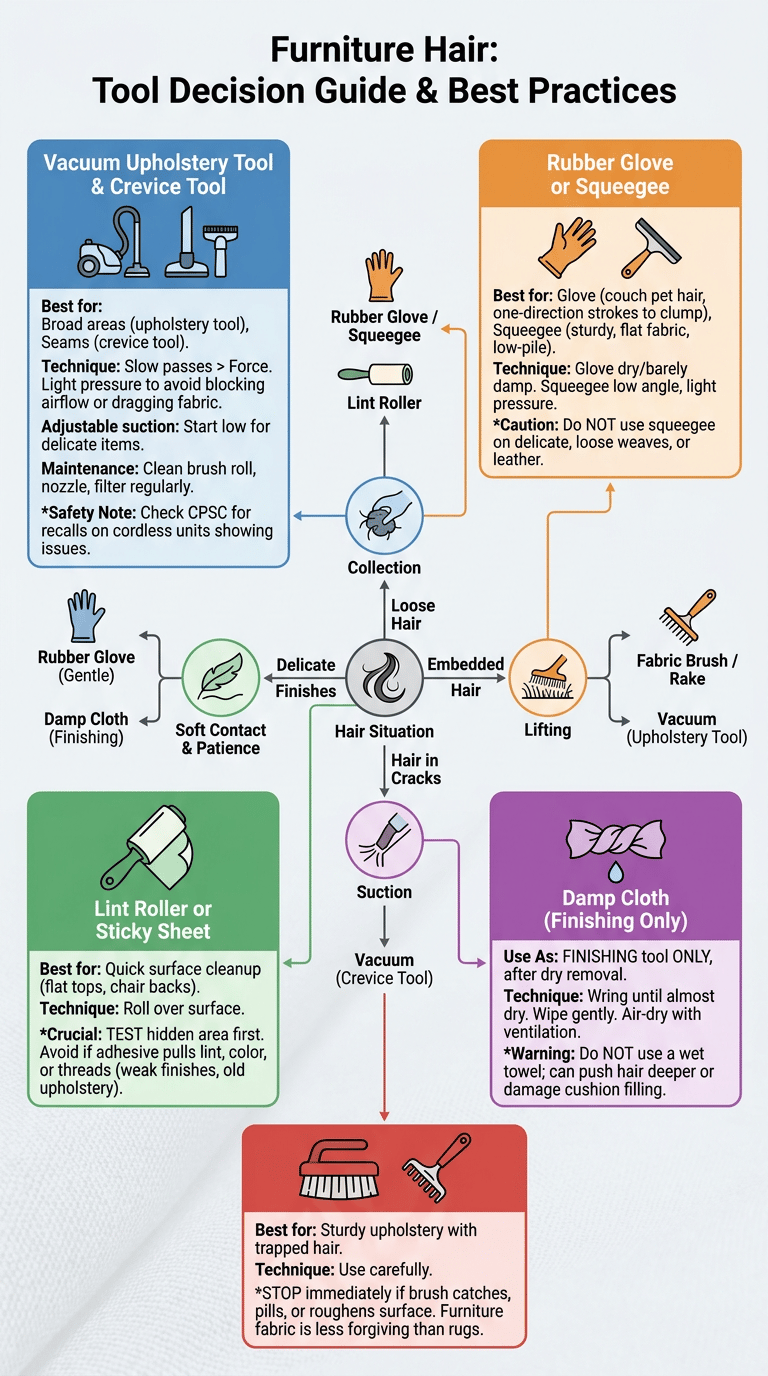 How to Remove Pet Hair from Furniture infographic section 1