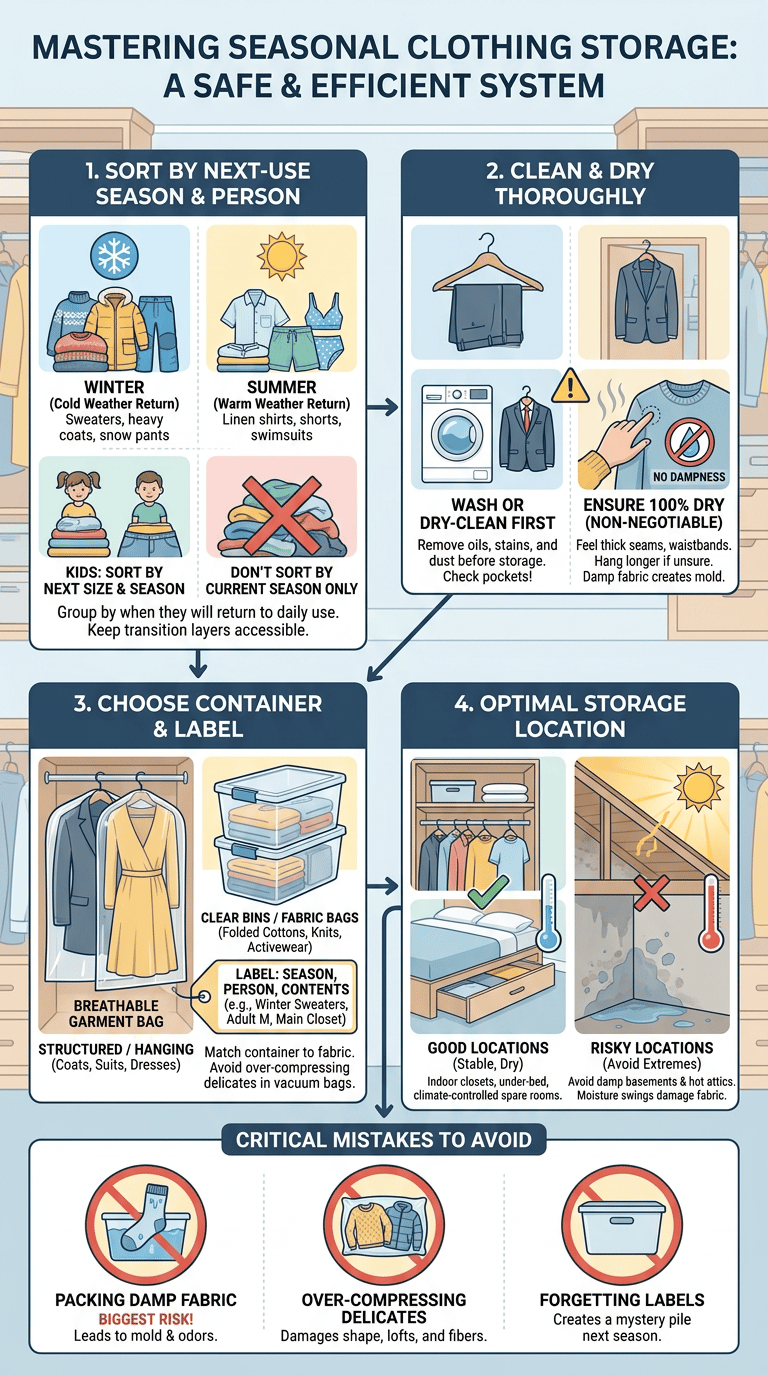 How to Store Seasonal Clothes