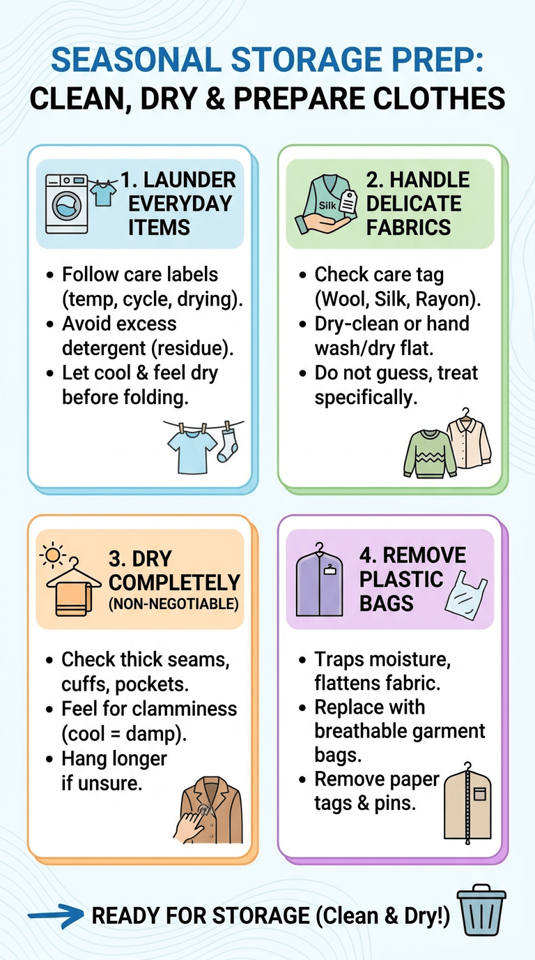How to Store Seasonal Clothes step 2