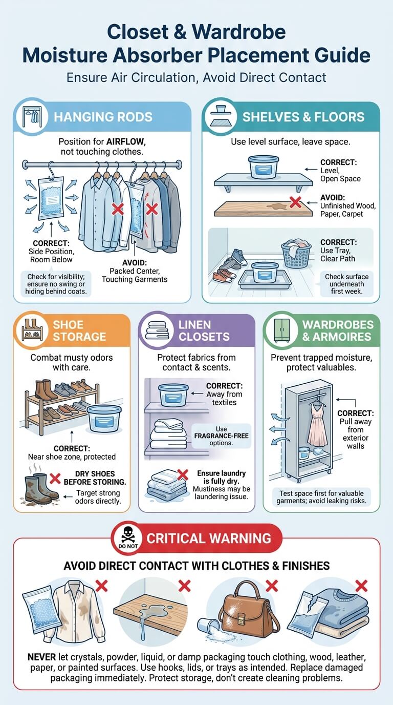 Placement Guide for Closets and Wardrobes
