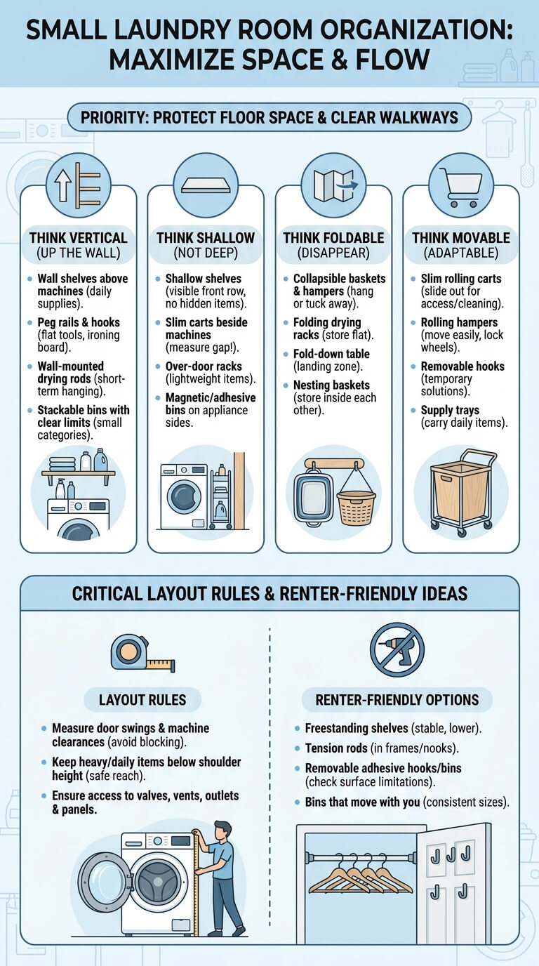 Small Laundry Room Organization Ideas