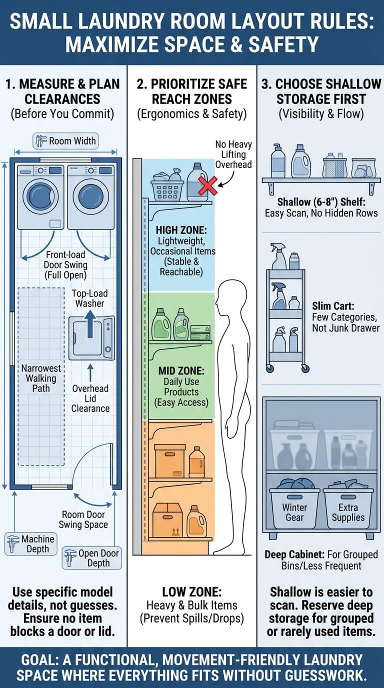 Small Laundry Room Layout Rules