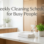 Weekly Cleaning Schedule for Busy People featured image