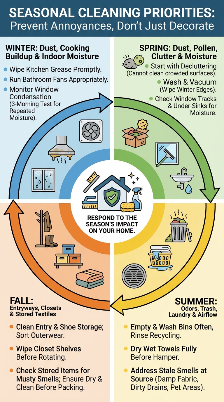 Seasonal Cleaning Priorities