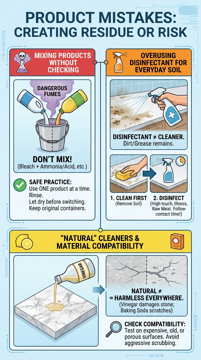 Product Mistakes That Can Create Residue or Risk